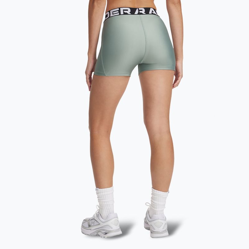 Spodenki damskie Under Armour HG Authentics horizon silica green/white 3