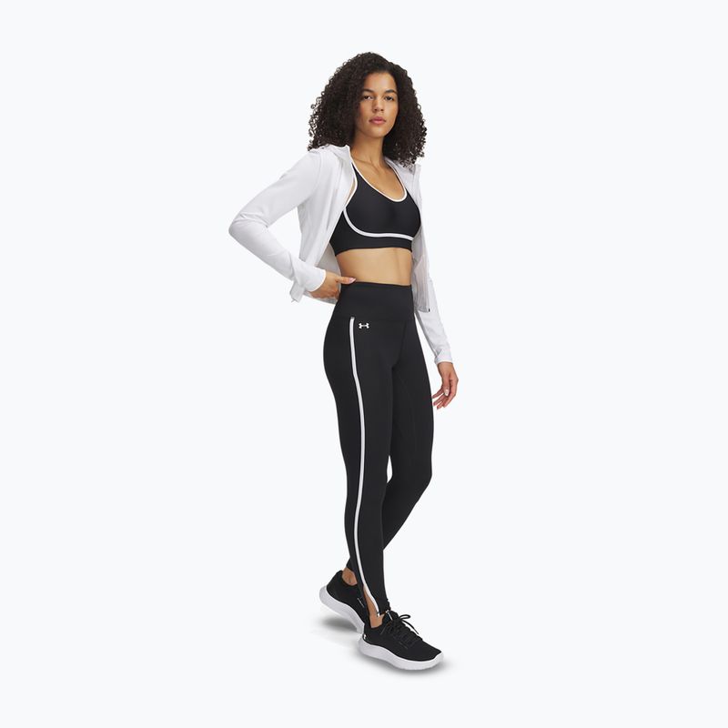 Legginsy damskie Under Armour Motion Piped black/white/white 2