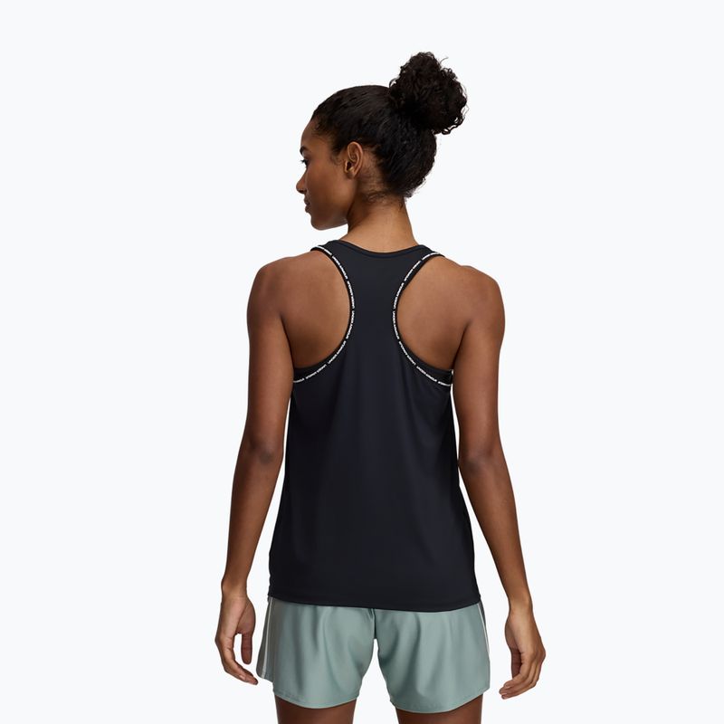 Top treningowy damski Under Armour Tech Knockout Tank black/white 2