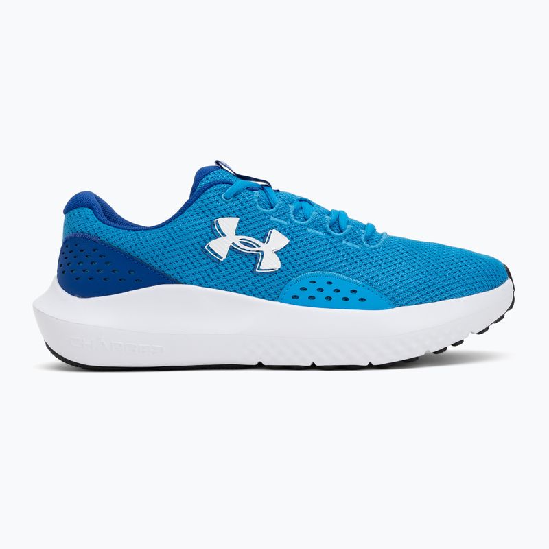 Buty do biegania męskie Under Armour Charged Surge 4 electric blue/royal/white 2