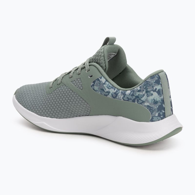 Buty treningowe damskie Under Armour Charged Aurora 2+ silica green/white/metallic silica 3
