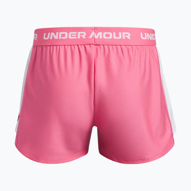 Spodenki dziecięce Under Armour Tech Play Up pink 2