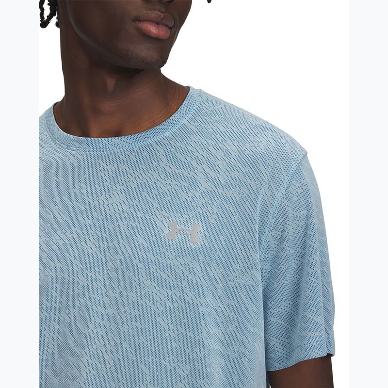 Koszulka do biegania męska Under Armour Launch Camo stream/reflective 3