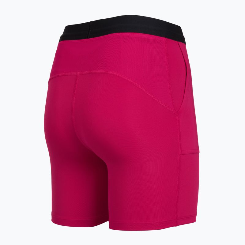 Spodenki damskie Under Armour Trail Run Fitted shaded fuchsia/black 3