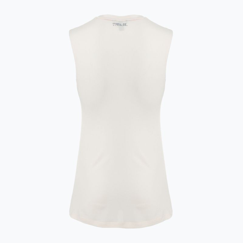 Koszulka do biegania męska Under Armour Trail Run Launch Tank stone/reflective 2