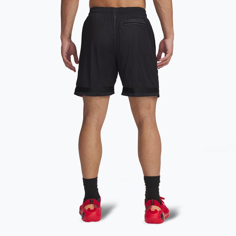Spodenki koszykarskie męskie Uder Armour Curry Statement I black/fire 3