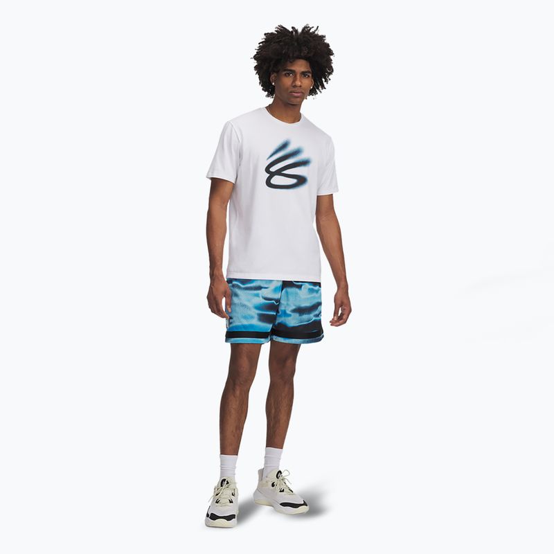 Spodenki koszykarskie męskie Under Armour Curry Statement II midnight navy / stream 2