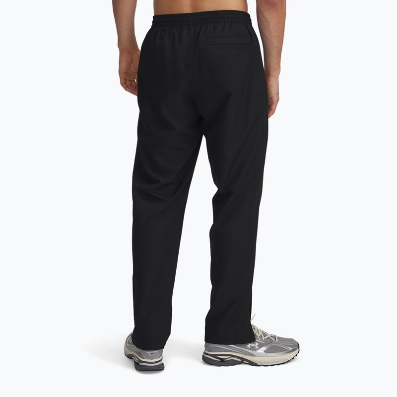 Spodnie męskie Under Armour Rival Woven Windbreaker Pant black/black/white 3