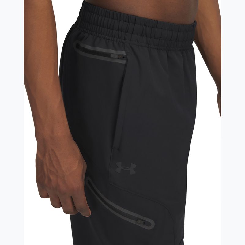 Spodnie męskie Under Armour Unstoppable Cargo black/black 4