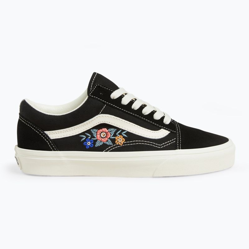Buty Vans Old Skool black floral 8