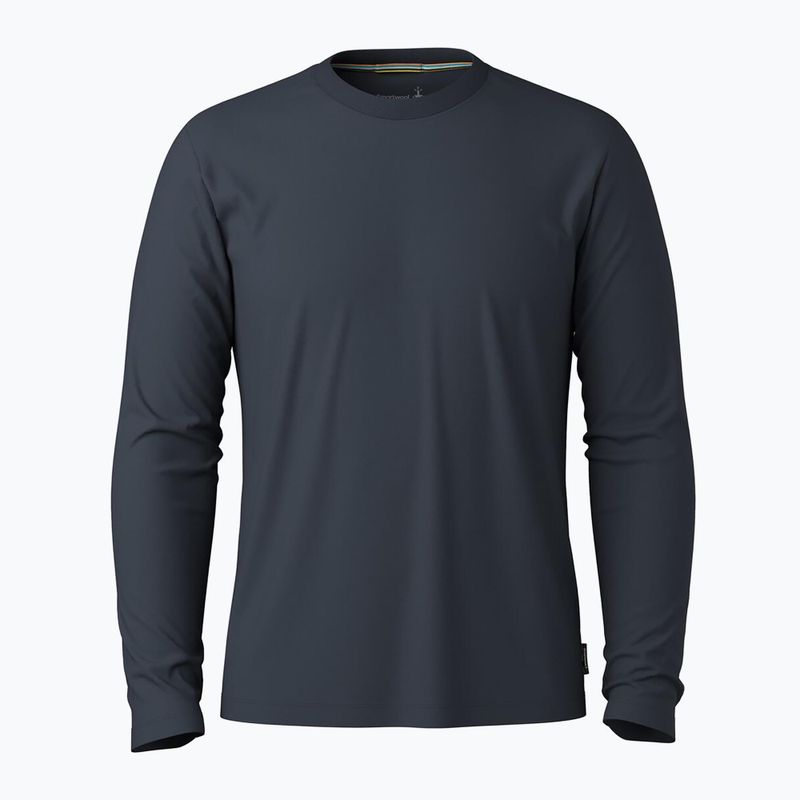 Longsleeve trekkingowy męski Smartwool Perfect Crew deep navy 3