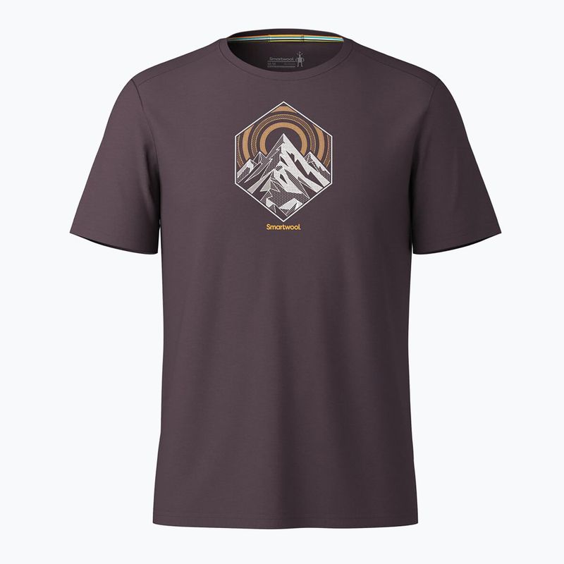 Koszulka trekkingowa męska Smartwool Peak Energy Active Graphic mink heather 3