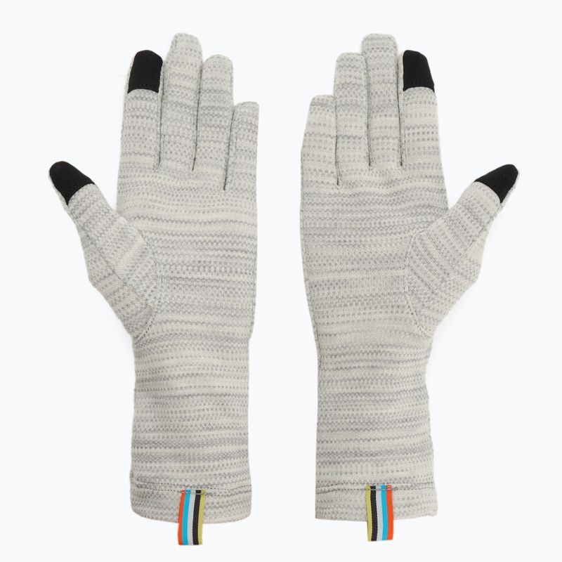 Rękawiczki trekkingowe Smartwool Thermal Merino light gray color shift 3