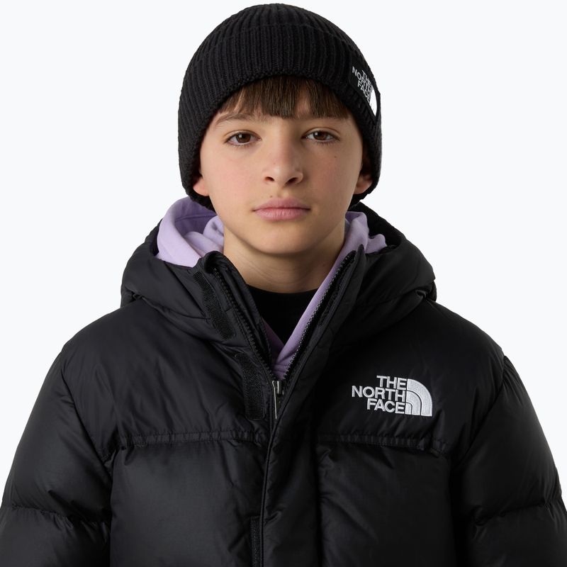 Czapka zimowa dziecięca The North Face Logo Box Cuffed black 3