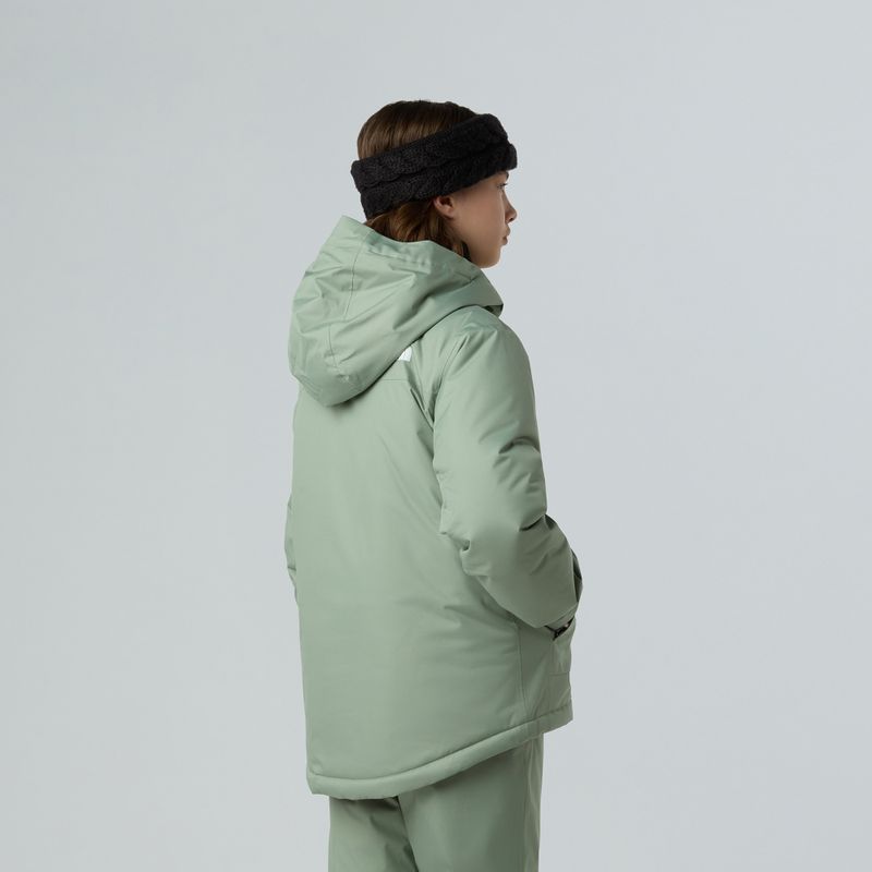 Kurtka narciarska dziecięca The North Face Freedom Insulated slate moss 3