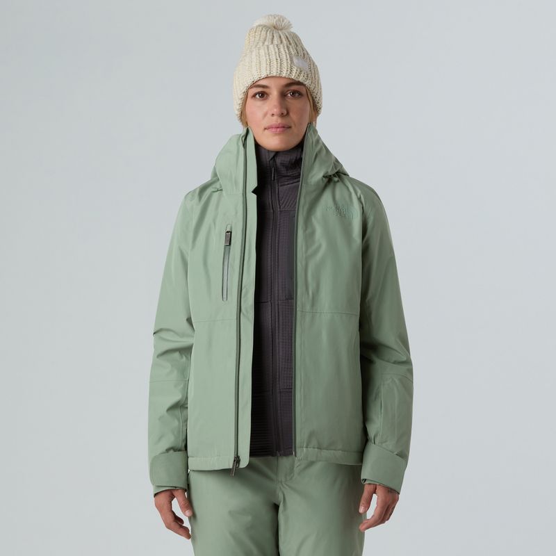 Kurtka narciarska damska The North Face Descendit slate moss 4