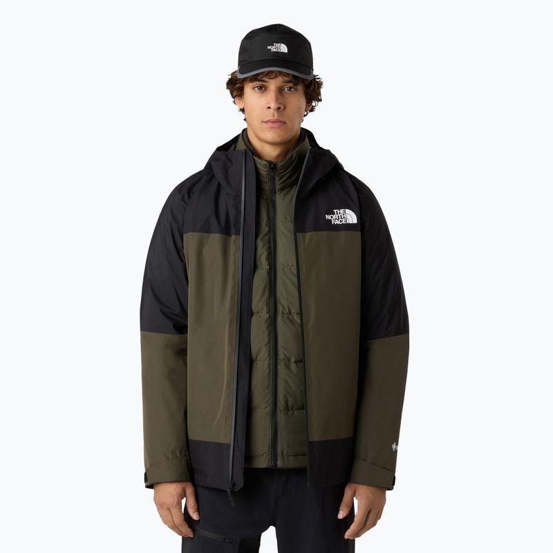 Kurtka 3w1 męska The North Face Mountain Light Triclimate Gtx naw taupe green/black 4