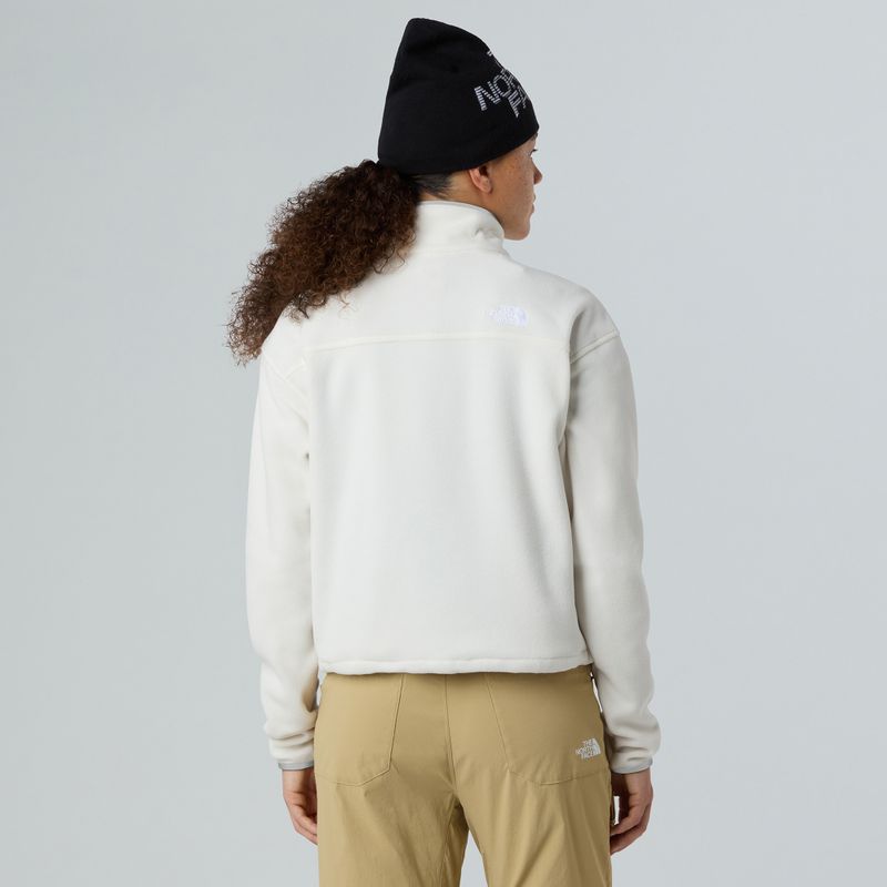 Bluza damska The North Face Glacier Fleece 1/2 Zip Short white dune 3