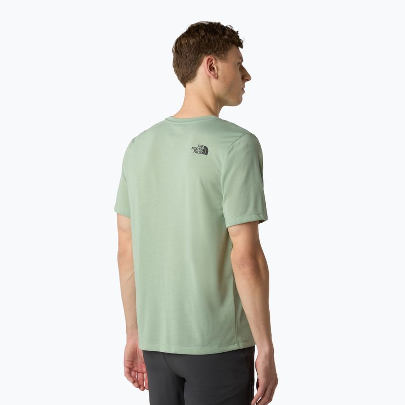 Koszulka męska The North Face Mountain Foundation Graphic state moss 3