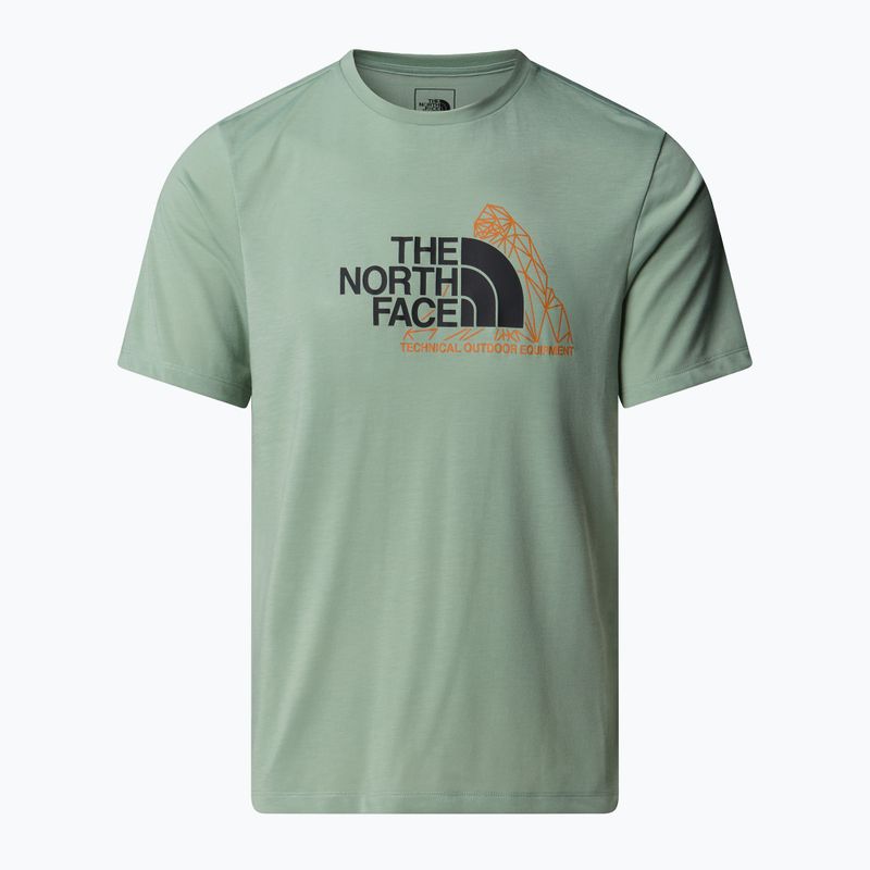 Koszulka męska The North Face Mountain Foundation Graphic state moss 4
