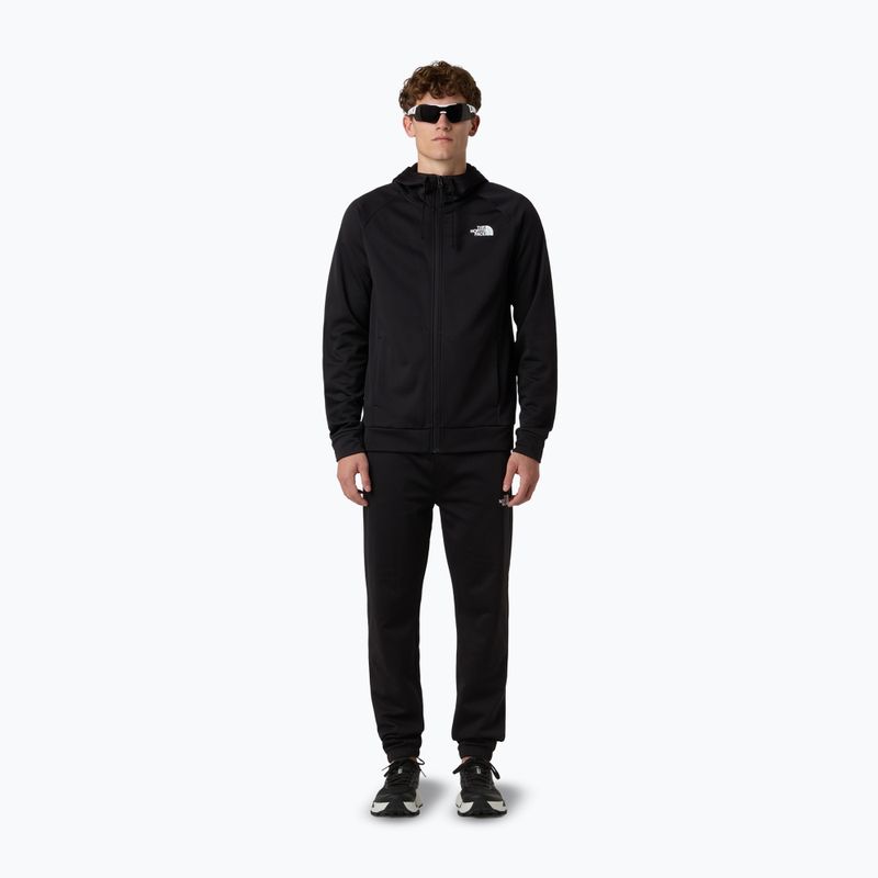 Bluza męska The North Face Reaxion 2.0 Hooded Full Zip black heather 2
