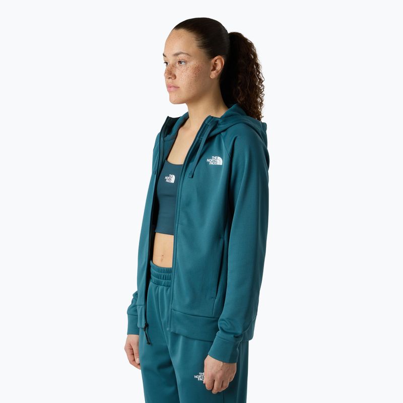 Bluza damska The North Face Reaxion 2.0 Hooded Full Zip space dark heather 4