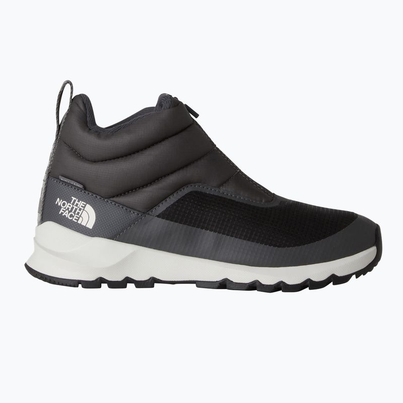 Śniegowce damskie The North Face Thermoball Progressive Zip II Wp anthracite grey/white ash 8