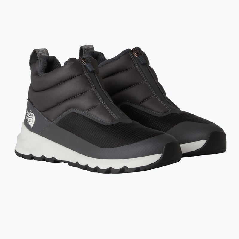 Śniegowce damskie The North Face Thermoball Progressive Zip II Wp anthracite grey/white ash 9