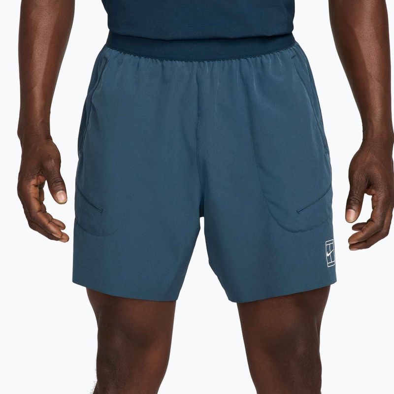 Spodenki tenisowe męskie Nike Court Dri-Fit Advantage 6" amory navy/white 4