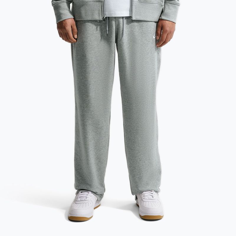 Spodnie męskie Nike Club dark grey heather/light smoke grey/white