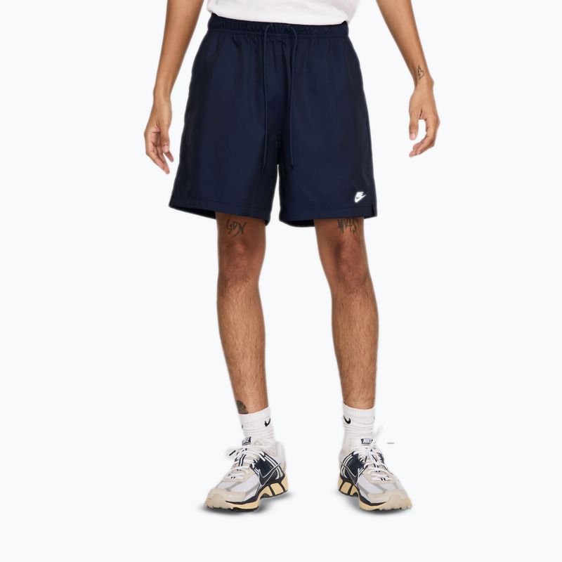 Spodenki męskie Nike Club Woven Flow obsidian/white