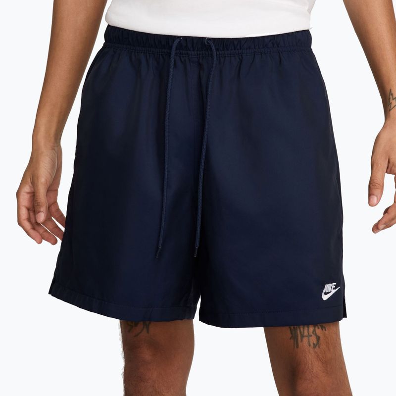 Spodenki męskie Nike Club Woven Flow obsidian/white 4