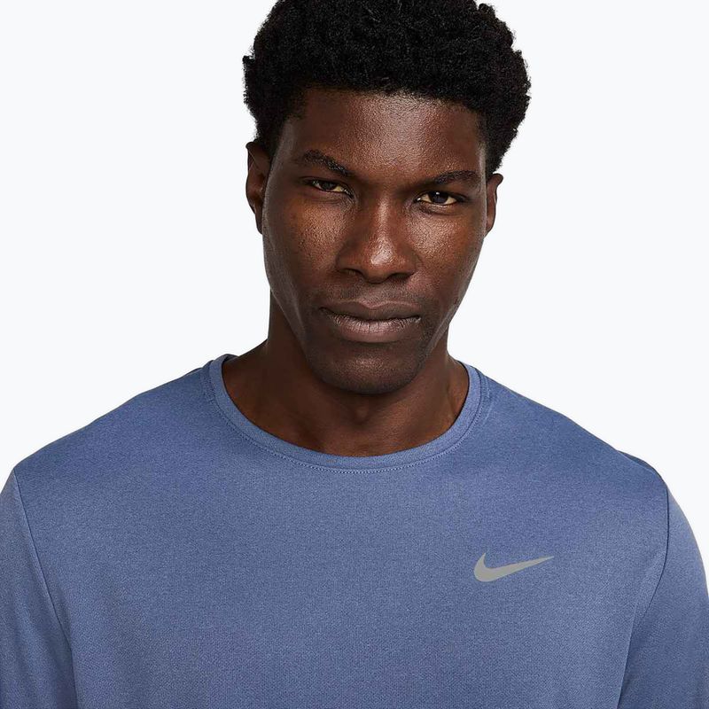 Longsleeve do biegania męski Nike Miler Dri-Fit UV diffused blue 4