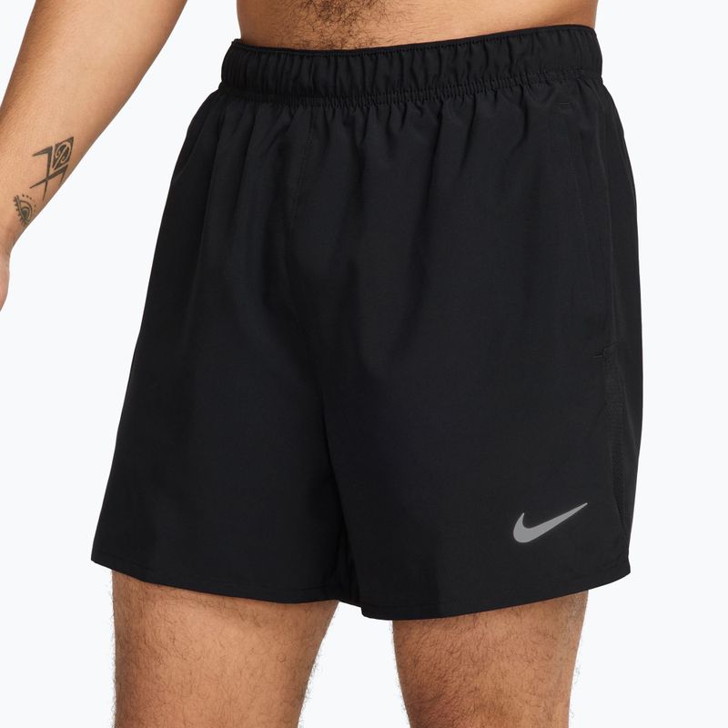 Spodenki męskie Nike Dri-Fit Challenger 5" 2in1 black/black/black 4