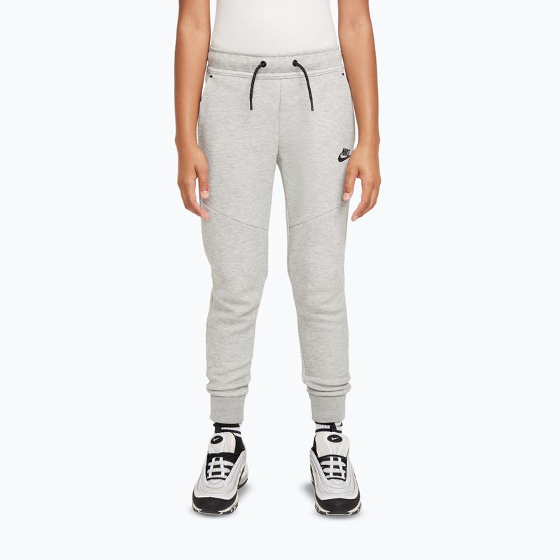 Spodnie dziecięce Nike Sportswear Tech Fleece dark grey heather/black/black