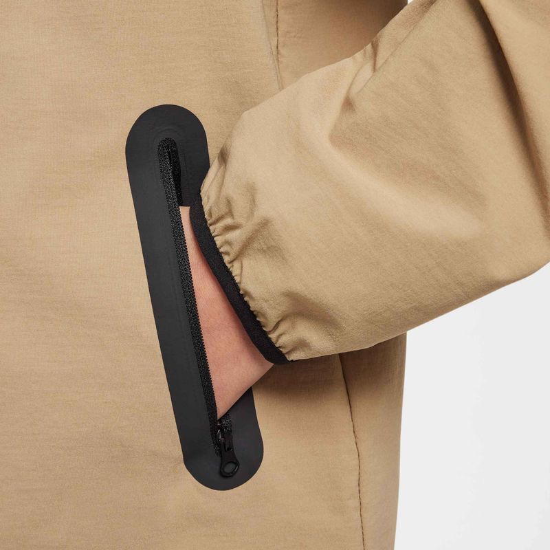 Kurtka dziecięca Nike Tech Woven parachute beige/parachute beige/black 7