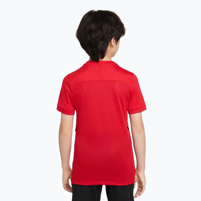 Koszulka piłkarska dziecięca Nike Academy Dri-Fit Jr university red/university red/black 3
