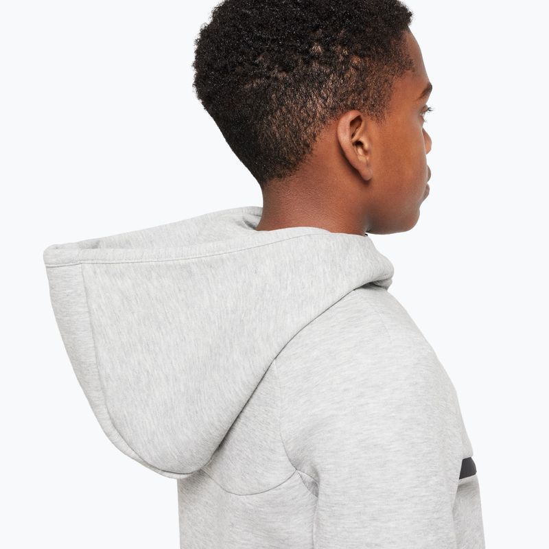 Bluza dziecięca Nike Sportswear Tech Fleece dark grey heather/black/black 5