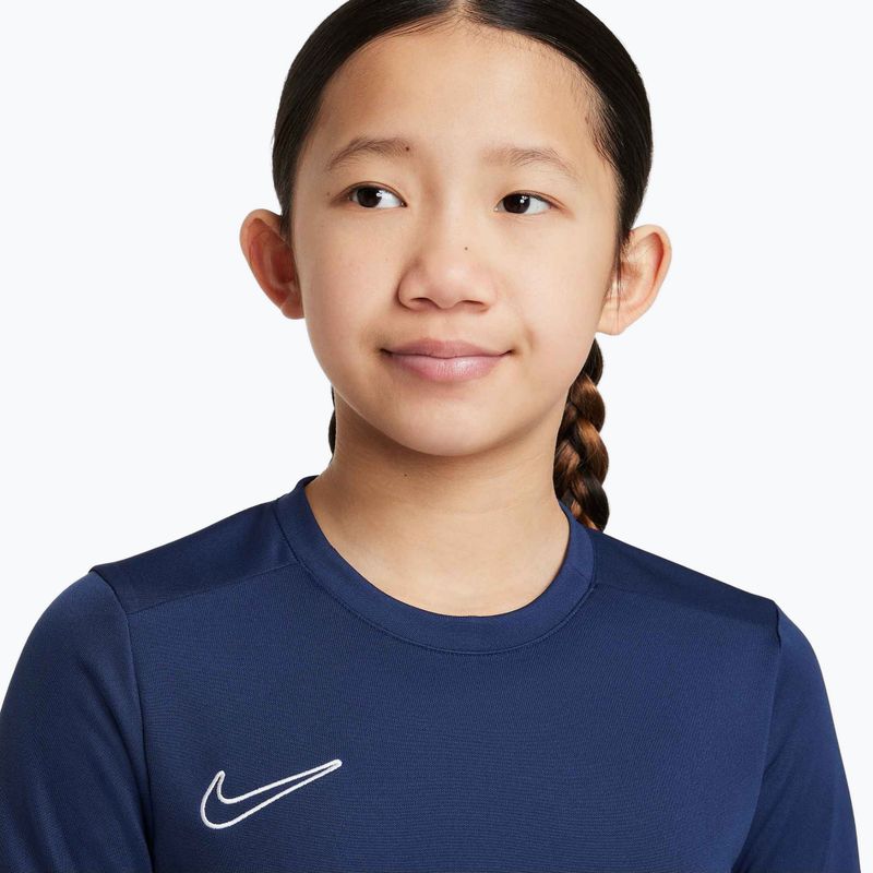 Koszulka piłkarska dziecięca Nike Academy Dri-Fit Jr midnight navy/midnight navy/white/white 4