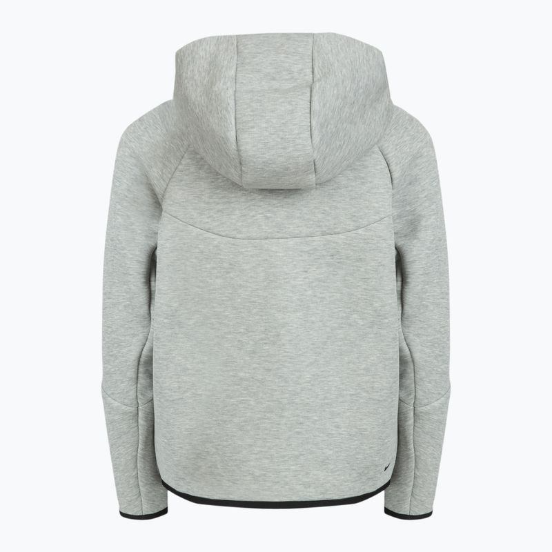 Bluza dziecięca Nike Sportswear Tech Fleece Full-Zip dark grey heather/black/black 10