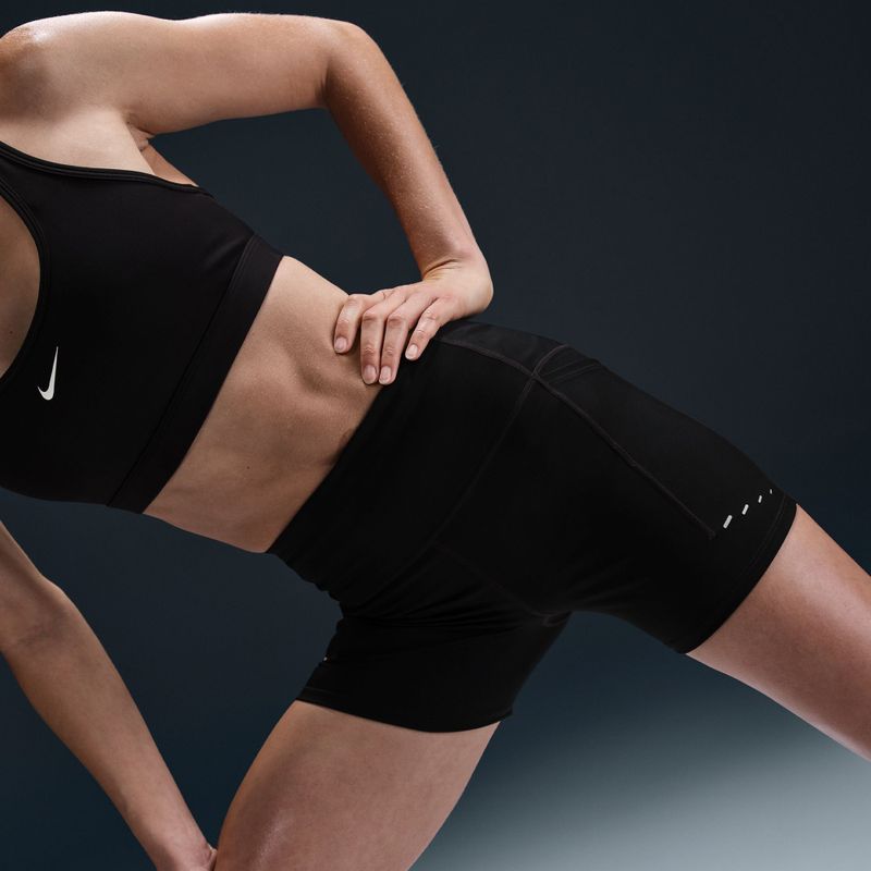 Spodenki do biegania damskie Nike Swift High-Waisted 4" black 7