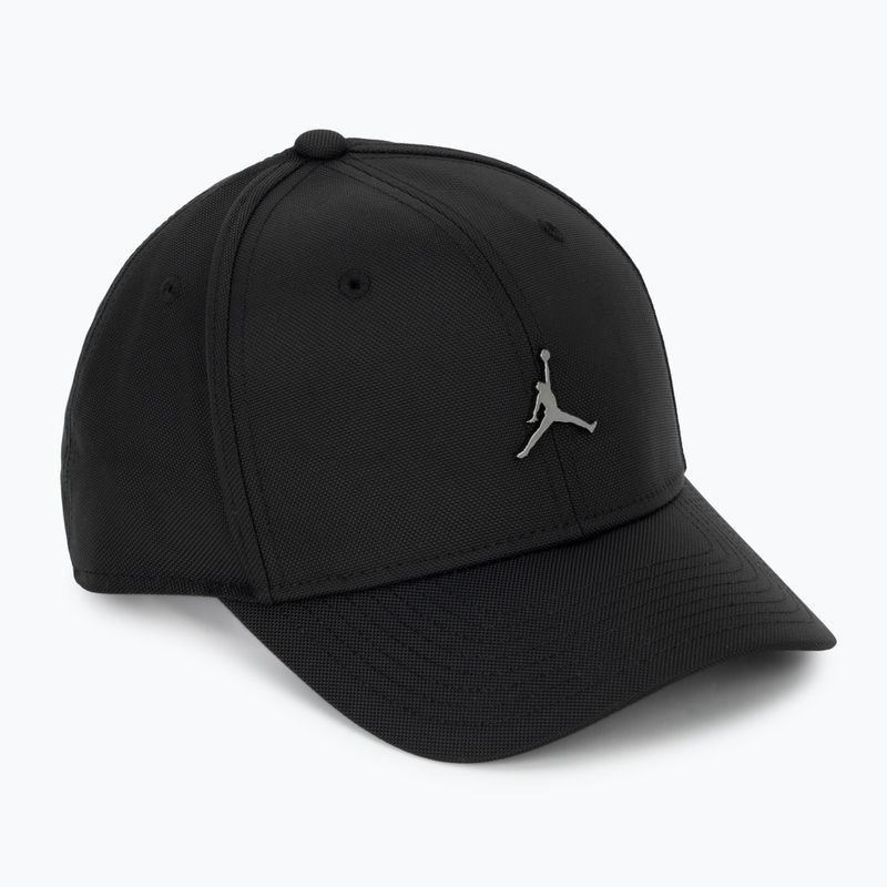 Czapka z daszkiem Jordan Rise Structured Metal Jumpman black/R511