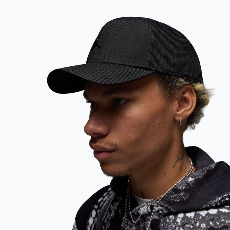 Czapka z daszkiem Jordan Rise Structured Metal Jumpman black/R511 6