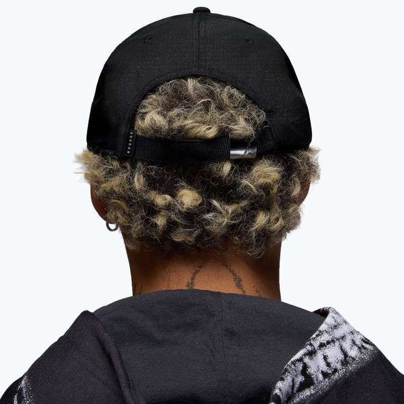 Czapka z daszkiem Jordan Rise Structured Metal Jumpman black/R511 8