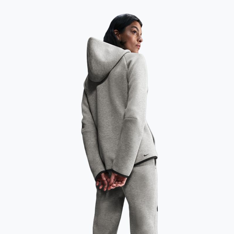 Bluza damska Nike Sportswear Tech Fleece Windrunner dark grey heather/black 4