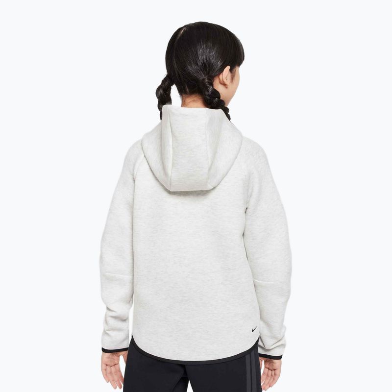 Bluza dziecięca Nike Sportswear Tech Fleece light grey/heather/black/black 3