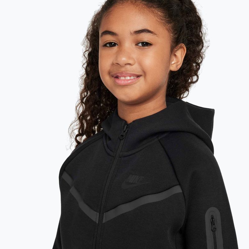 Bluza dziecięca Nike Sportswear Tech Fleece black/black/black 8