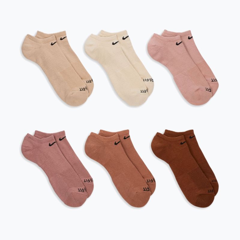 Skarpety Nike Everyday Plus Cushioned No Show 6 par multi-color/904 2