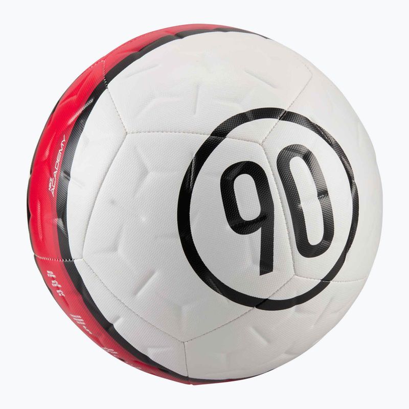 Piłka do piłki nożnej Nike Academy Total 90 white/black/red/black rozmiar 5 2