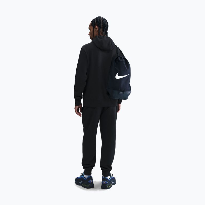 Bluza męska Nike Club Pullover Hoodie black/black/white 4